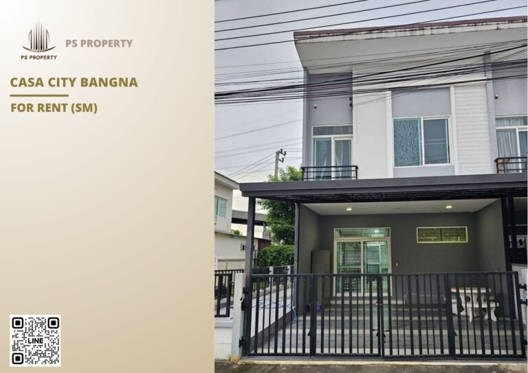 PS87348 – House Near BTS Bang Na Station For Rent , at Casa City Bangna