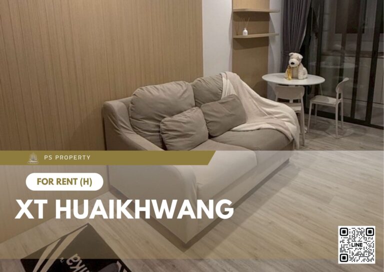 PS89081 – Condo Near MRT HUAIKHWANG Station For Rent , One bedroom unit at XT HUAIKHWANG