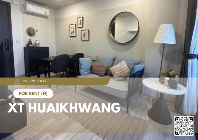 PS89143 – Condo Near MRT HUAIKHWANG Station For Rent , One bedroom unit at XT HUAIKHWANG