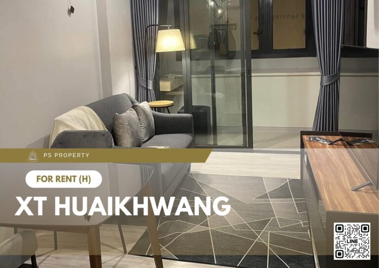 PS89155 – Condo Near MRT HUAIKHWANG Station For Rent , One bedroom unit at XT HUAIKHWANG