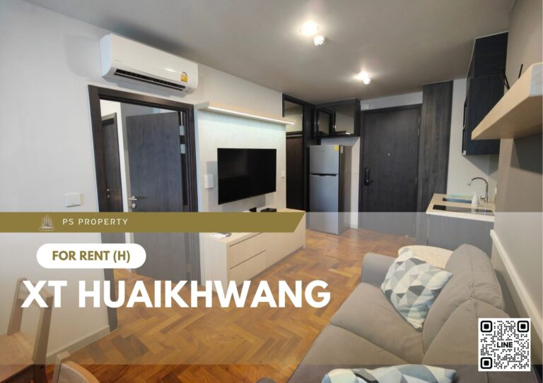 PS86867 – Condo Near MRT HUAIKHWANG Station For Rent , One bedroom unit at XT HUAIKHWANG