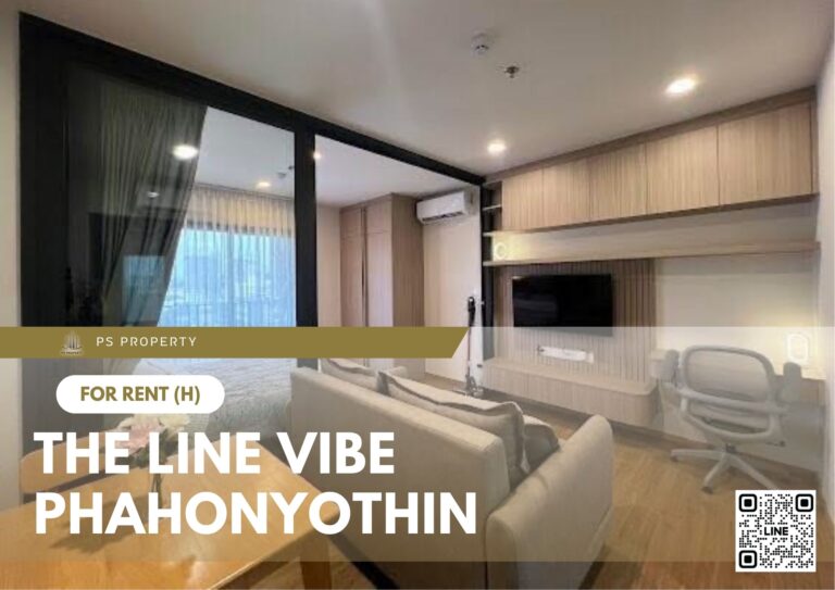 PS89975 – Condo Near BTS Ha Yaek Lat Phrao Station For Rent , One bedroom unit at The Line Vibe Phahonyothin