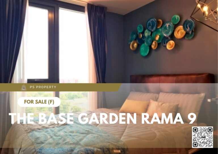 PS90604 – Condo Near ARL Ramkhamhaeng Station For Sale , One bedroom unit at The Base Garden Rama 9