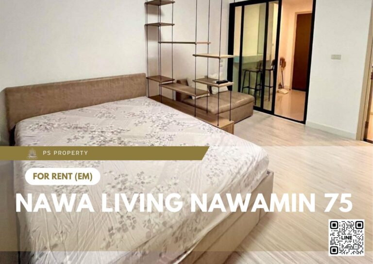 PS84665 – Condo Near MRT Yaek Lam Sali Station For Rent , One bedroom unit at Nawa Living Nawamin 75