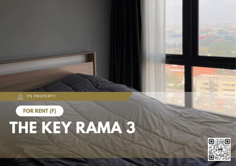PS54428 – Condo Near BTS Surasak Station For Rent , One bedroom unit at The Key Rama 3