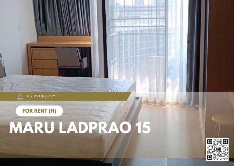 PS86588 – Condo Near MRT Lat Phrao Station For Rent , One bedroom unit at MARU LADPRAO 15