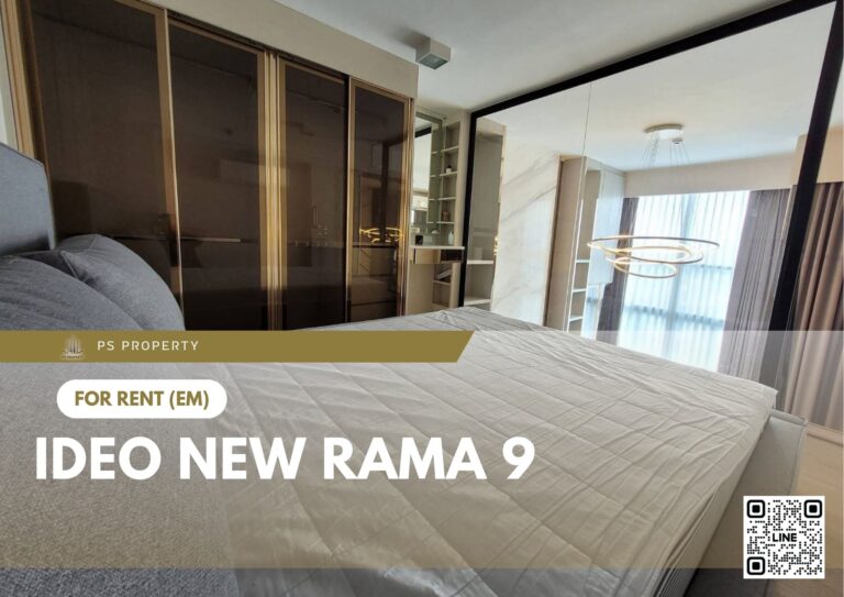 PS84467 – Condo Near ARL Ramkhamhaeng Station For Rent , One bedroom unit at IDEO New Rama 9