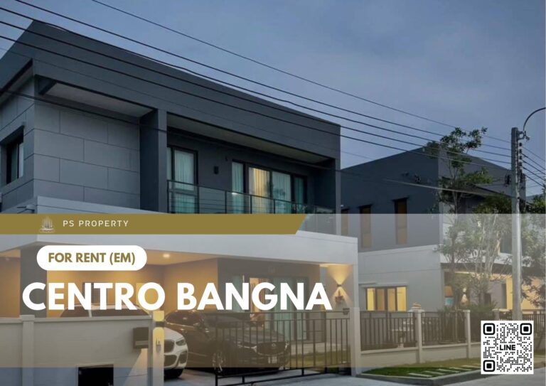 PS84443 – House Near MRT Si Dan Station For Rent , at Centro Bangna