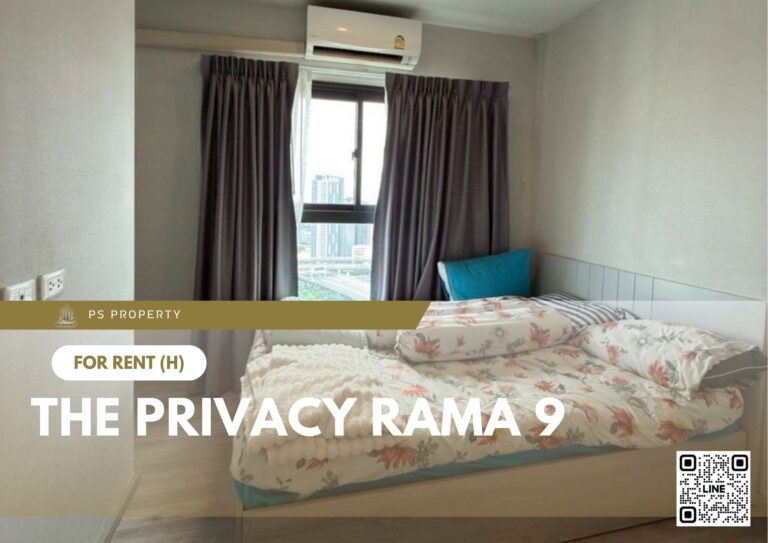 PS87519 – Condo Near ARL Ramkhamhaeng Station For Rent , One bedroom unit at The Privacy Rama 9