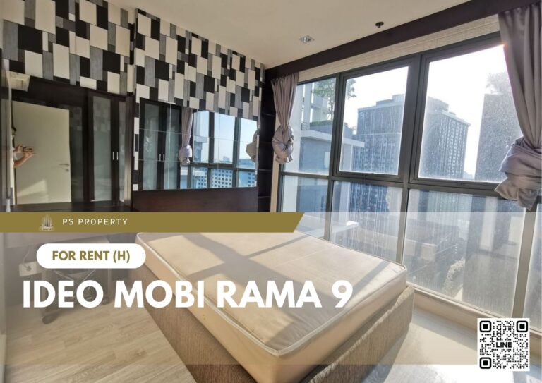PS87613 – Condo Near MRT Phra Ram 9 Station For Rent , One bedroom unit at IDEO Mobi Rama 9