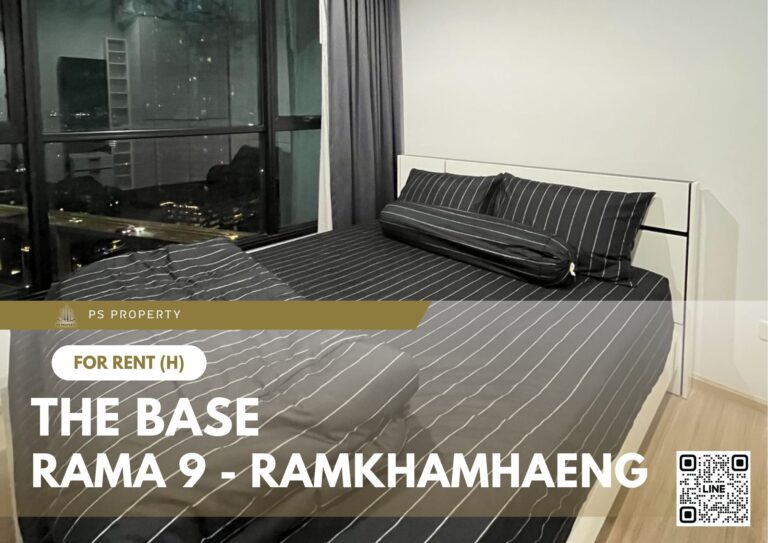 PS87545 – Condo Near ARL Ramkhamhaeng Station For Rent , One bedroom unit at The Base Rama 9 – Ramkhamhaeng