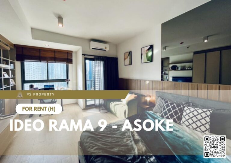 PS87601 – Condo Near MRT Phra Ram 9 Station For Rent , One bedroom unit at IDEO Rama 9 – Asoke