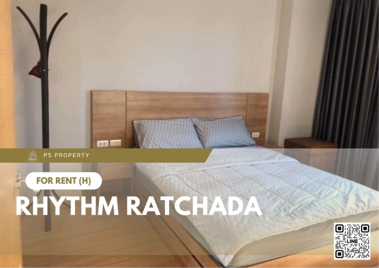 PS91943 – Condo Near MRT Ratchadaphisek Station For Rent , One bedroom unit at Rhythm Ratchada