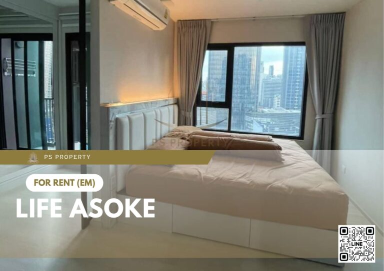 PS38073 – Condo Near MRT Phetchaburi Station For Rent , One bedroom unit at Life Asoke