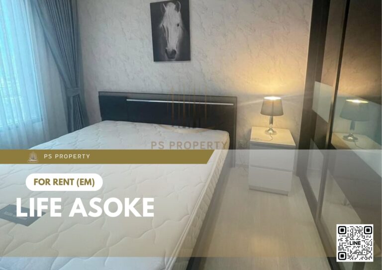 PS37852 – Condo Near MRT Phetchaburi Station For Rent , One bedroom unit at Life Asoke