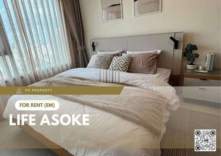 PS37841 – Condo Near MRT Phetchaburi Station For Rent , One bedroom unit at Life Asoke