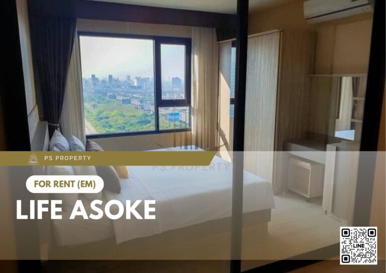PS25255 – Condo Near MRT Phetchaburi Station For Rent , One bedroom unit at Life Asoke
