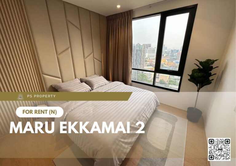 PS88853 – Condo Near BTS Ekkamai Station For Rent , One bedroom unit at MARU EKKAMAI 2