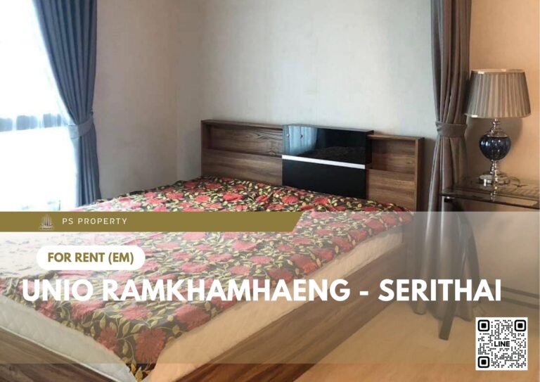 PS62110 – Condo Near MRT Yaek Lam Sali Station For Rent , One bedroom unit at Unio Ramkhamhaeng – Serithai