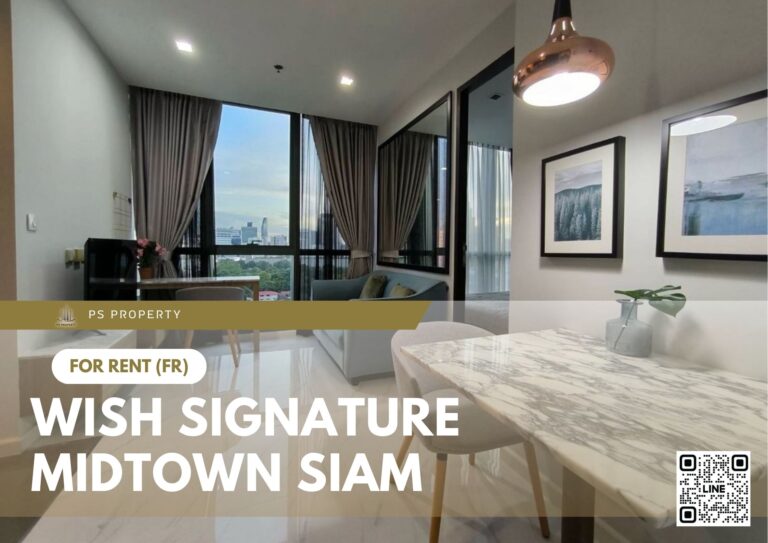 PS92158 – Condo Near BTS Ratchathewi Station For Rent , One bedroom unit at Wish Signature Midtown Siam