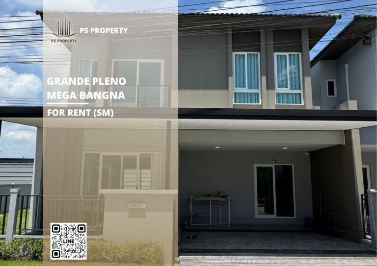 PS92518 – House Near BTS Bang na Station For Rent , at Grande Pleno Mega Bangna