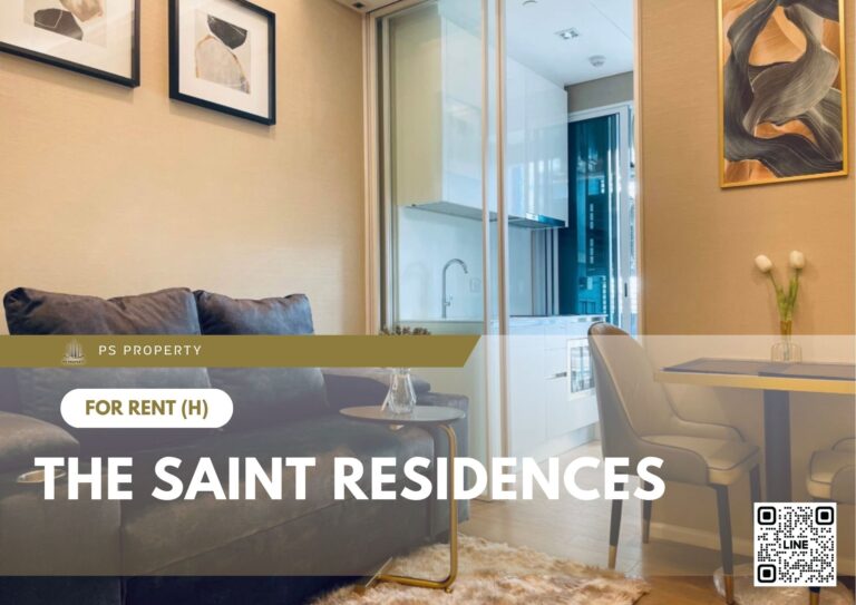 PS92255 – Condo Near MRT PhahonYothin Station For Rent , One bedroom unit at The Saint Residences