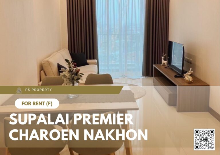 PS91079 – Condo Near BTS Krung Thon Buri Station For Rent , One bedroom unit at Supalai Premier Charoen Nakhon