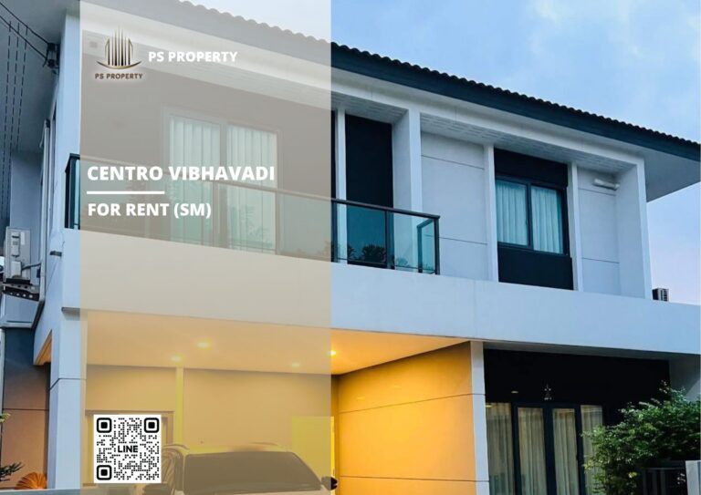 PS92565 – House Near SRT Don Mueang Station For Rent , at Centro Vibhavadi