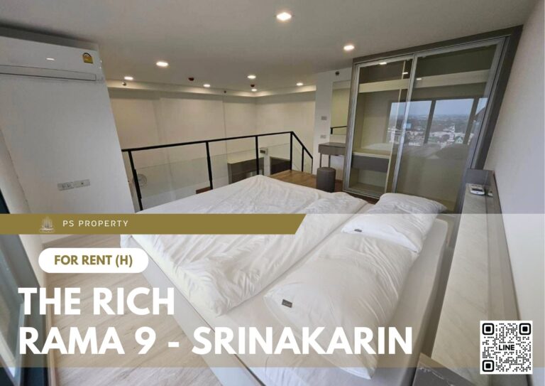 PS62275 – Condo Near MRT Hua Mak Station For Rent , Two bedroom unit at The Rich Rama 9 – Srinakarin