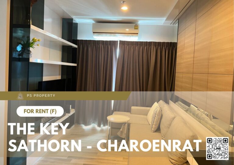 PS89669 – Condo Near BTS Surasak Station For Rent , Two bedroom unit at The Key Sathorn – Charoenrat