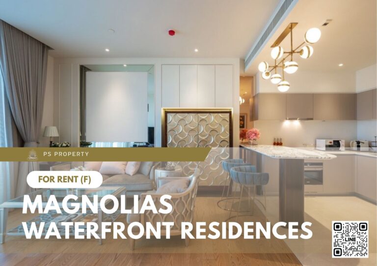 PS90616 – Condo Near BTS Charoen Nakhon Station For Rent , One bedroom unit at Magnolias Waterfront Residences
