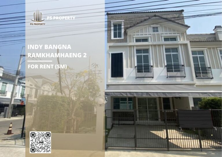 PS92856 – House Near BTS Bang Na Station For Rent , at Indy Bangna-Ramkhamhaeng 2