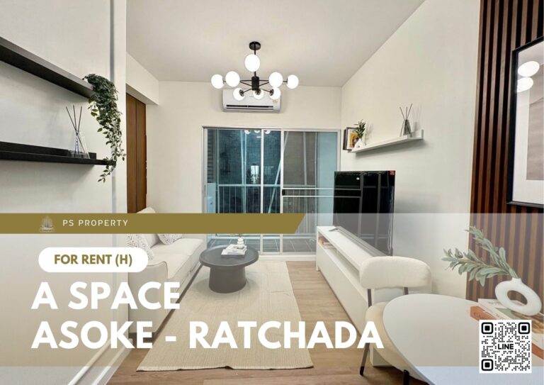 PS90963 – Condo Near MRT Phra Ram 9 Station For Rent , One bedroom unit at A Space Asoke – Ratchada