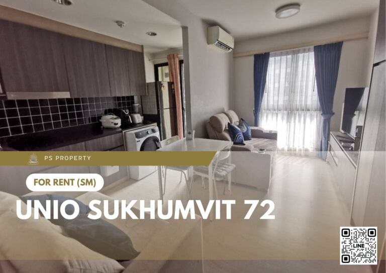 PS91228 – Condo Near BTS Bearing Station For Rent , Two bedroom unit at UNiO Sukhumvit 72