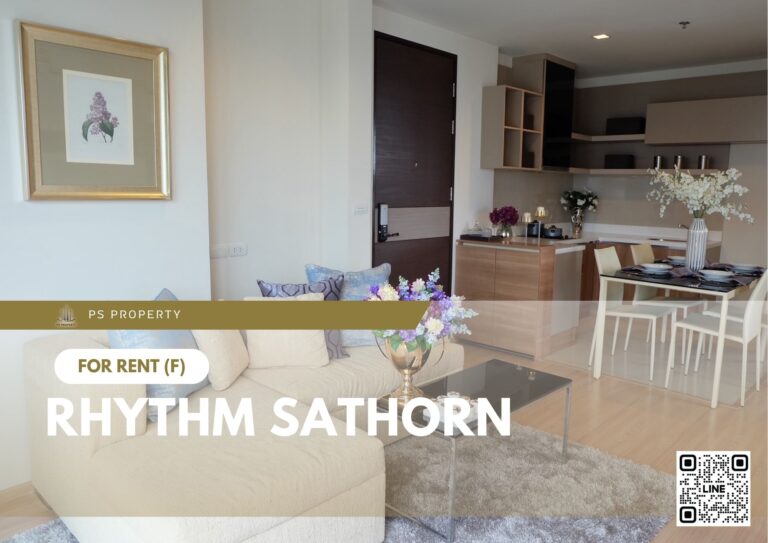 PS94031 – Condo Near BTS Saphan Taksin Station For Rent , Two bedroom unit at Rhythm Sathorn