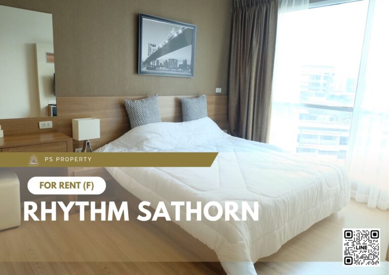PS94022 – Condo Near BTS Saphan Taksin Station For Rent , Two bedroom unit at Rhythm Sathorn