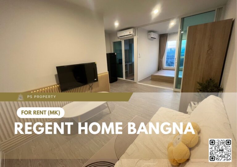 PS94291 – Condo Near BTS Bang na Station For Rent , One bedroom unit at Regent home bangna