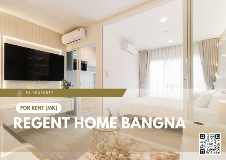 PS94334 – Condo Near BTS Bang na Station For Rent , One bedroom unit at Regent home bangna