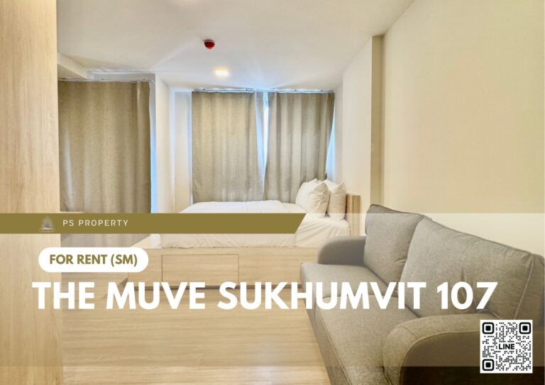 PS94424 – Condo Near BTS Bearing Station For Rent , One bedroom unit at THE MUVE Sukhumvit 107
