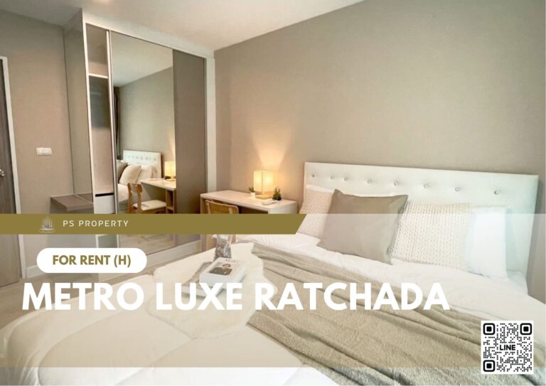 PS91516 – Condo Near MRT Sutthisan Station For Rent , One bedroom unit at Metro Luxe Ratchada
