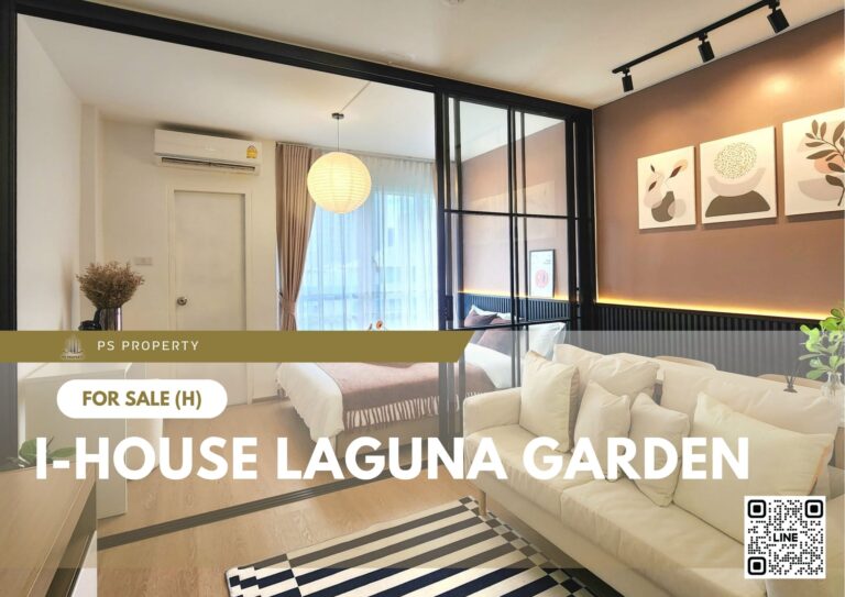 PS91477 – Condo Near MRT Phetchaburi Station For Sale , One bedroom unit at I-House Laguna Garden