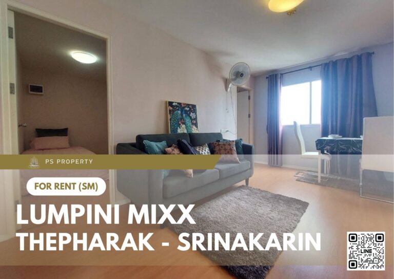 PS90804 – Condo Near MRT Si Thepha Station For Rent , Two bedroom unit at Lumpini Mixx Thepharak – Srinakarin