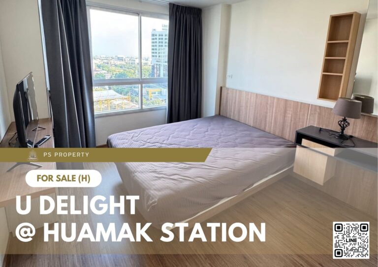 PS91487 – Condo Near MRT Si Kritha Station For Sale , One bedroom unit at U Delight @ Huamak Station