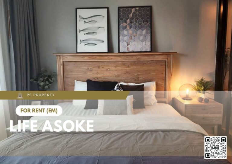 PS76264 – Condo Near MRT Phetchaburi Station For Rent , One bedroom unit at Life Asoke