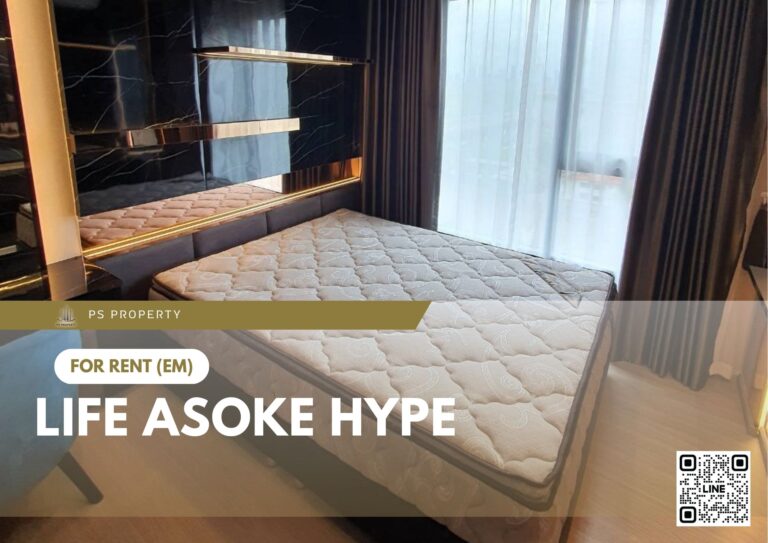 PS93737 – Condo Near MRT Phra Ram 9 Station For Rent , Two bedroom unit at Life Asoke Hype