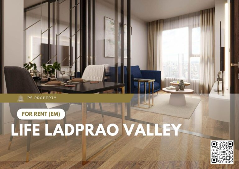 PS93707 – Condo Near BTS Ha Yaek Lat Phrao station For Rent , One bedroom unit at Life Ladprao Valley