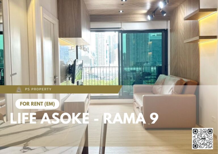PS93667 – Condo Near MRT Phra Ram 9 Station For Sale , Two bedroom unit at Life Asoke – Rama 9