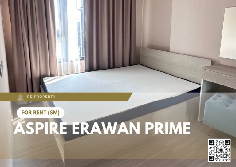 PS94659 – Condo Near BTS Chang Erawan Station For Rent , One bedroom unit at Aspire Erawan Prime