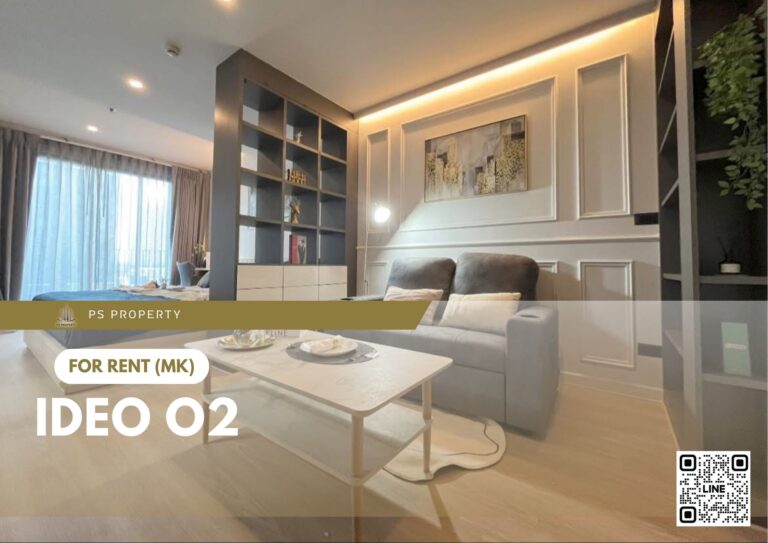 PS94812 – Condo Near BTS Bang na Station For Rent , One bedroom unit at IDEO O2