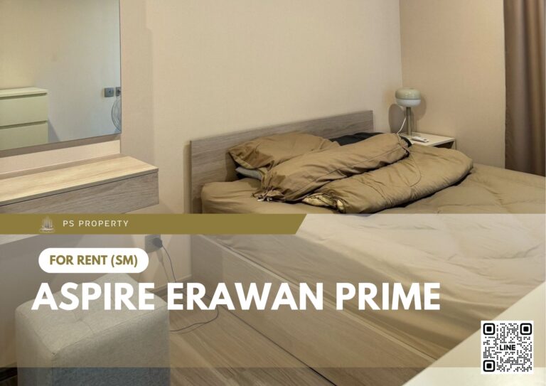 PS94672 – Condo Near BTS Chang Erawan Station For Rent , One bedroom unit at Aspire Erawan Prime